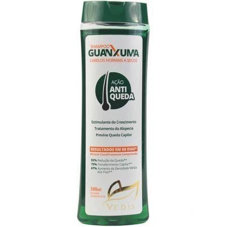 Shampoo Guanxuma Anti Queda Cabelos Normais A Seco 300ml - Vedis Menor preço em Shampoo Guanxuma Anti Queda Cabelos Normais A Seco 300ml - Vedis