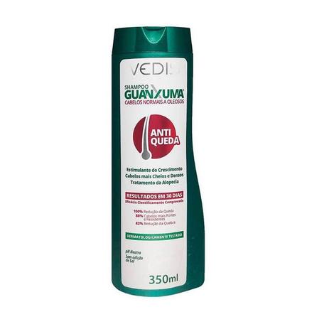 Shampoo guaxuma anti queda vedis cabelos oleosos com 350ml Menor preço em Shampoo guaxuma anti queda vedis cabelos oleosos com 350ml