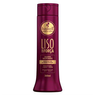 Shampoo Haskell Liso Com Força 300ml Menor preço em Shampoo Haskell Liso Com Força 300ml