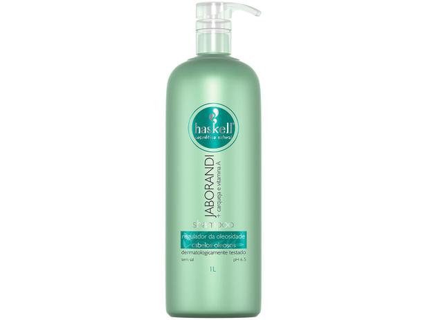 Shampoo Haskell Profissional Jaborandi - Regulador de Oleosidade 1L Menor preço em Shampoo Haskell Profissional Jaborandi - Regulador de Oleosidade 1L