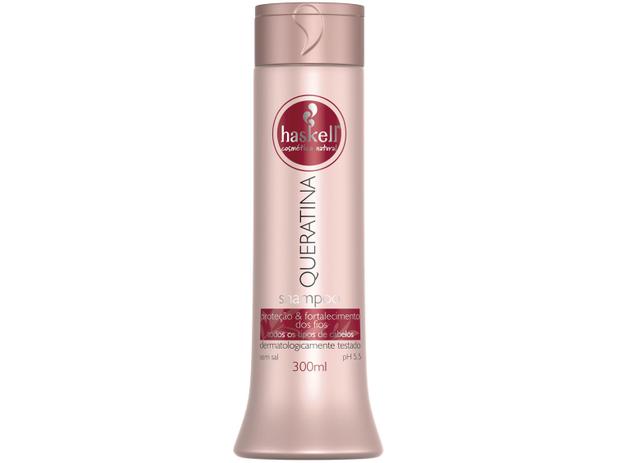 Shampoo Haskell Profissional Queratina - Proteção Fortalecimento dos Fios 300ml Menor preço em Shampoo Haskell Profissional Queratina - Proteção Fortalecimento dos Fios 300ml