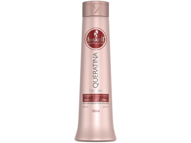 Shampoo Haskell Profissional Queratina - Proteção & Fortalecimento dos Fios 500ml Menor preço em Shampoo Haskell Profissional Queratina - Proteção & Fortalecimento dos Fios 500ml