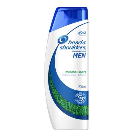 Shampoo Head Shoulders Anticaspa Menthol Refrescante Masculino - 200mL Menor preço em Shampoo Head Shoulders Anticaspa Menthol Refrescante Masculino - 200mL