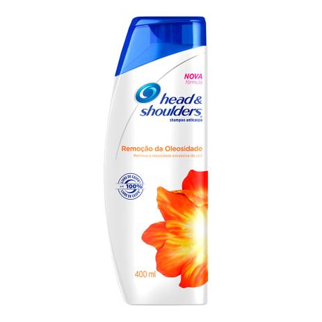 Shampoo Head Shoulders Remoção da Oleosidade 400ml Menor preço em Shampoo Head Shoulders Remoção da Oleosidade 400ml