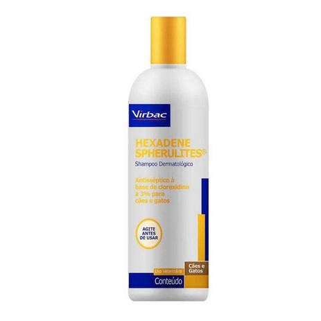 Shampoo Hexadene Spherulites Virbac 500ml Menor preço em Shampoo Hexadene Spherulites Virbac 500ml