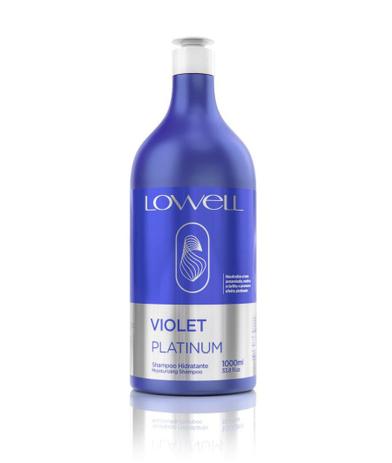 Shampoo Hidratante Violet Platinum 1 Litro - Lowell Menor preço em Shampoo Hidratante Violet Platinum 1 Litro - Lowell