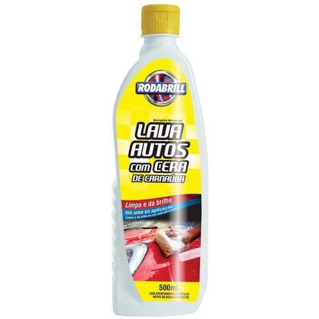 Shampoo Lava Auto com Cera Automotiva 500ML Rodabrill Menor preço em Shampoo Lava Auto com Cera Automotiva 500ML Rodabrill
