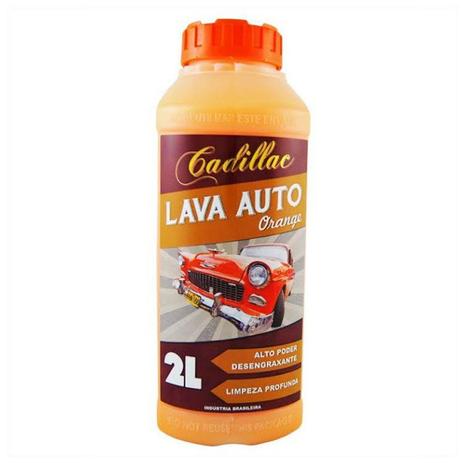 Shampoo lava auto orange limpeza profunda cadillac 2 litros Menor preço em Shampoo lava auto orange limpeza profunda cadillac 2 litros