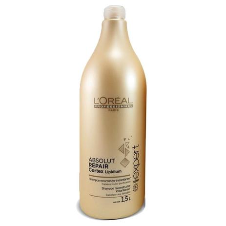 Shampoo LOreal Absolut Repair Cortex Lipidium 1,5L - Loréal professionnel Menor preço em Shampoo LOreal Absolut Repair Cortex Lipidium 1,5L - Loréal professionnel