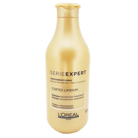 Shampoo Loréal Professionnel Série Expert Absolut Repair Cortex Lipidium 300ml Menor preço em Shampoo Loréal Professionnel Série Expert Absolut Repair Cortex Lipidium 300ml