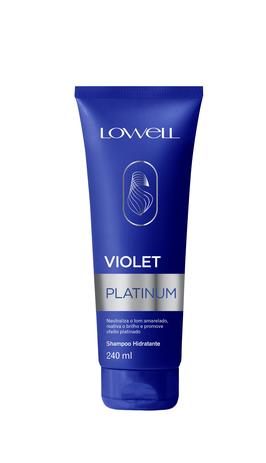 shampoo Lowell violet platinum - 240ml Menor preço em shampoo Lowell violet platinum - 240ml