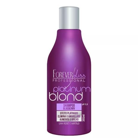 Shampoo Matizador Platinum Blond 300ml Forever Liss Menor preço em Shampoo Matizador Platinum Blond 300ml Forever Liss