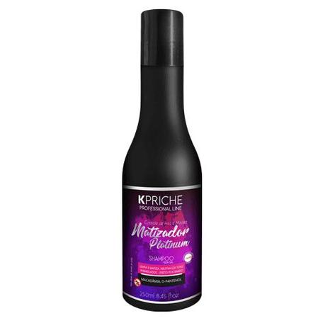 Shampoo Matizador Platinum Blond Kpriche - Kpriche professional line Menor preço em Shampoo Matizador Platinum Blond Kpriche - Kpriche professional line