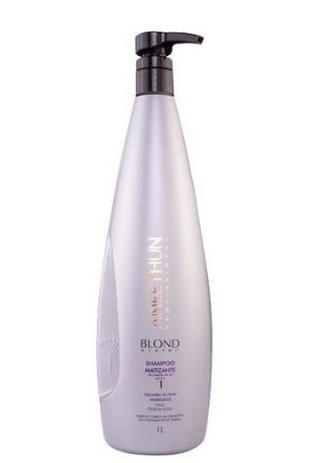 Shampoo Matizante Blond System Aneethun 1L Menor preço em Shampoo Matizante Blond System Aneethun 1L
