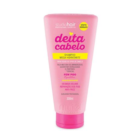 Shampoo Mega Hidratante Deita Cabelo Studio Hair 300ml - Muriel Menor preço em Shampoo Mega Hidratante Deita Cabelo Studio Hair 300ml - Muriel