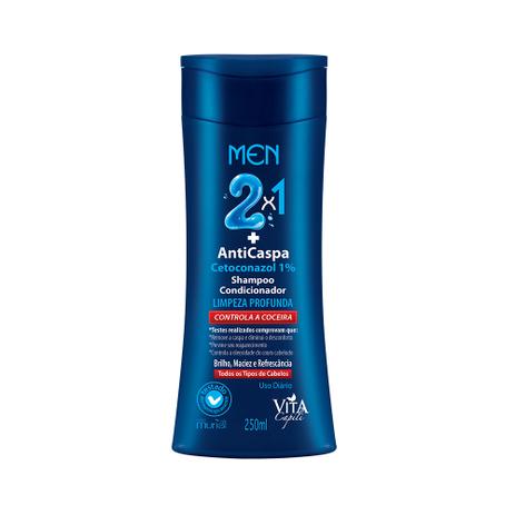 Shampoo Men Anticaspa 2 Em 1 Limpeza Profunda 250ml - Muriel é boa?