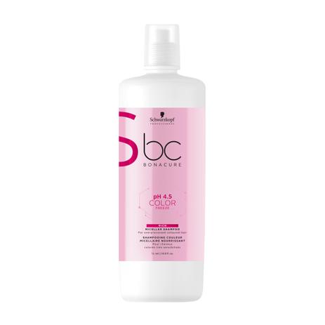 shampoo micelar enriquecido Schwarzkopf bc bonacure ph 4.5 color freeze - 1l Menor preço em shampoo micelar enriquecido Schwarzkopf bc bonacure ph 4.5 color freeze - 1l