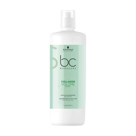 shampoo micelar Schwarzkopf bc bonacure collagen volume boost - 1l Menor preço em shampoo micelar Schwarzkopf bc bonacure collagen volume boost - 1l