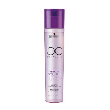 shampoo micelar Schwarzkopf bc bonacure keratin smooth perfect - 250ml Menor preço em shampoo micelar Schwarzkopf bc bonacure keratin smooth perfect - 250ml