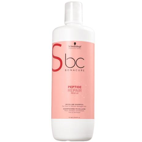 Shampoo Micellar Schwarzkopf Bonacure Peptide Repair Rescue 1 Litro Menor preço em Shampoo Micellar Schwarzkopf Bonacure Peptide Repair Rescue 1 Litro