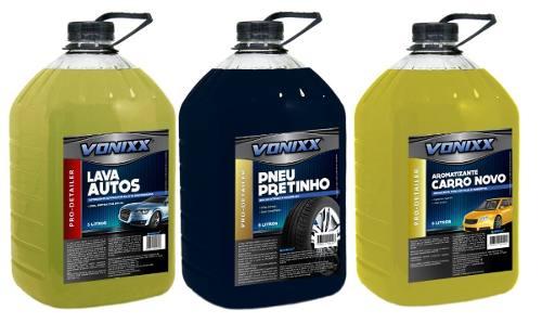 Shampoo Neutro Lava Auto Pneu Pretinho E Aromatizante Vonixx Menor preço em Shampoo Neutro Lava Auto Pneu Pretinho E Aromatizante Vonixx