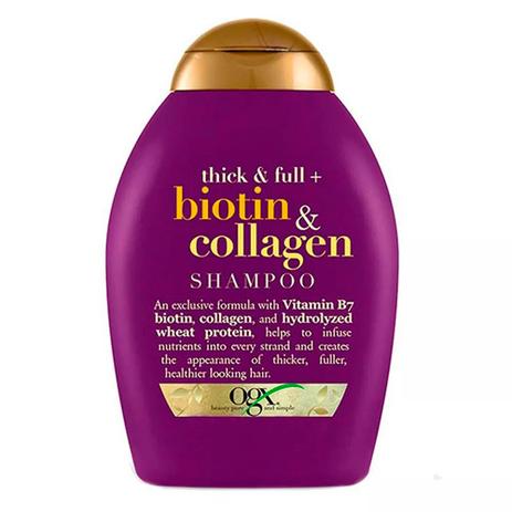 Shampoo OGX Biotin Collagen 250ml Menor preço em Shampoo OGX Biotin Collagen 250ml