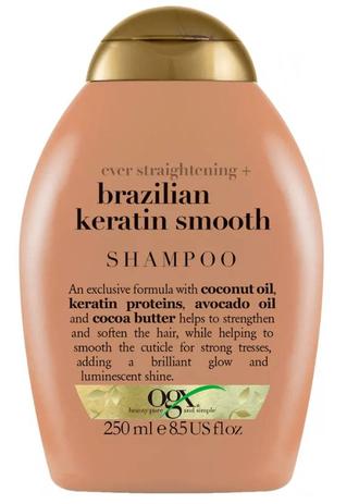 Shampoo Ogx Brazilian Keratin Smooth Menor preço em Shampoo Ogx Brazilian Keratin Smooth
