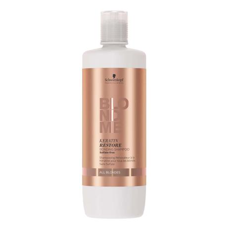 shampoo para todos louros Schwarzkopf blondme tone enhancing keratin restore - 1l Menor preço em shampoo para todos louros Schwarzkopf blondme tone enhancing keratin restore - 1l