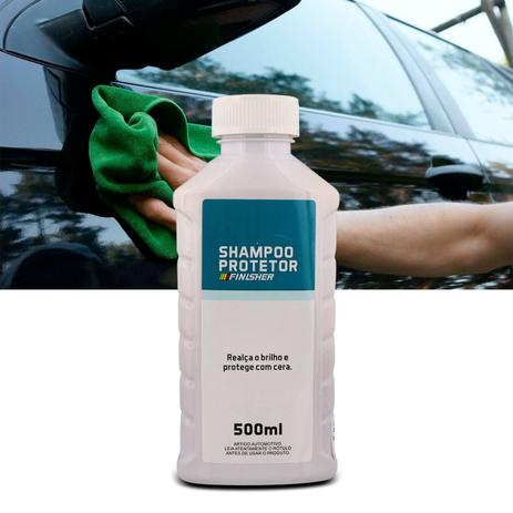 Shampoo Protetor Automotivo Finisher 500ml com Cera Menor preço em Shampoo Protetor Automotivo Finisher 500ml com Cera