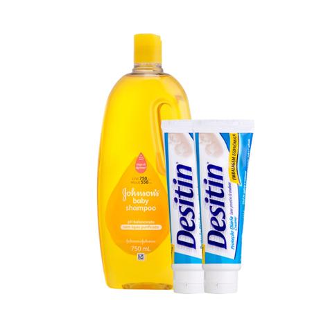 Shampoo Regular Johnsons Baby 750 ml + 2 Cremes Preventivos de Assadura Desitin 113g - Johnsons baby Menor preço em Shampoo Regular Johnsons Baby 750 ml + 2 Cremes Preventivos de Assadura Desitin 113g - Johnsons baby