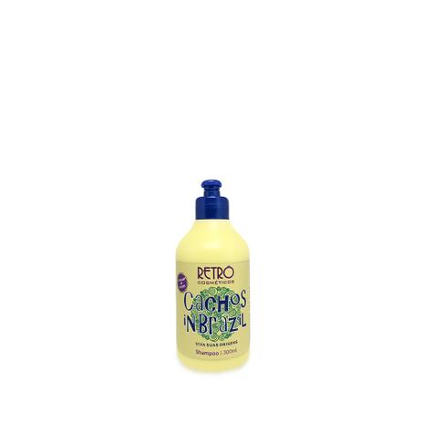 Shampoo Retrô Cosméticos Cachos In Brazil 300ml Menor preço em Shampoo Retrô Cosméticos Cachos In Brazil 300ml