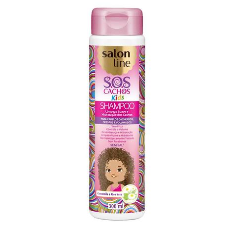 Shampoo S.O.S Cachos Kids 300ml Salon Line Menor preço em Shampoo S.O.S Cachos Kids 300ml Salon Line