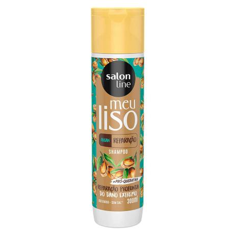 Shampoo Salon Line Meu Liso Argan Reparação - 300ml Menor preço em Shampoo Salon Line Meu Liso Argan Reparação - 300ml