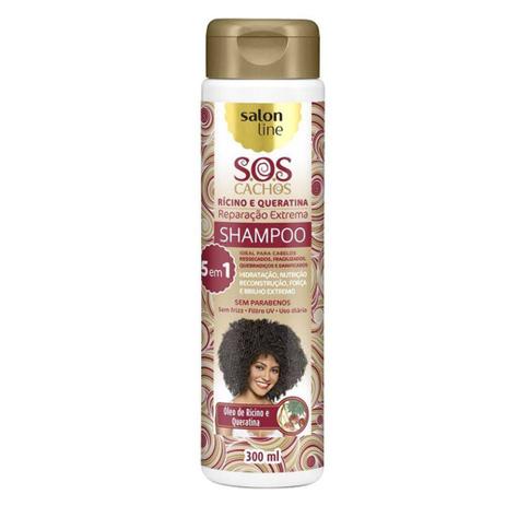 Shampoo Salon Line Rícino Queratina - 300ml Menor preço em Shampoo Salon Line Rícino Queratina - 300ml