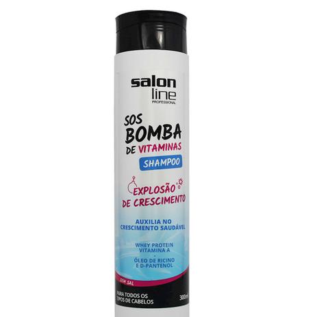 Shampoo Salon Line S.O.S Bomba De Vitaminas 300ml Menor preço em Shampoo Salon Line S.O.S Bomba De Vitaminas 300ml