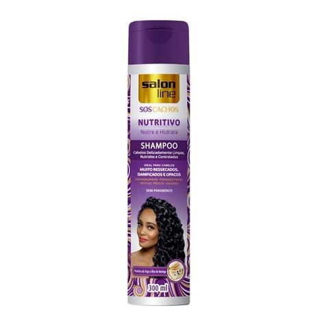 Shampoo Salon Line S.O.S Cachos Nutritivo Nutre e Hidrata 300ml Menor preço em Shampoo Salon Line S.O.S Cachos Nutritivo Nutre e Hidrata 300ml