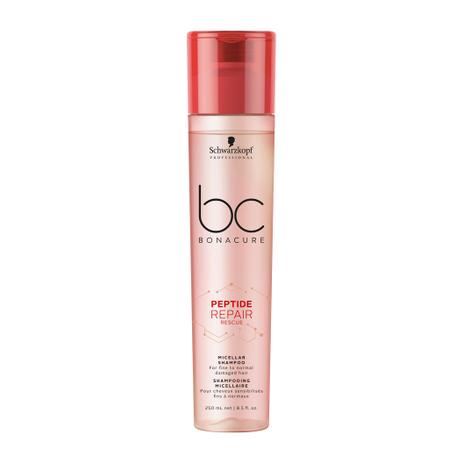 shampoo Schwarzkopf micellar peptide repair rescue cabelos danificados - 250ml Menor preço em shampoo Schwarzkopf micellar peptide repair rescue cabelos danificados - 250ml