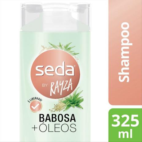 Shampoo Seda Babosa + Óleos By Rayza 325ml Menor preço em Shampoo Seda Babosa + Óleos By Rayza 325ml