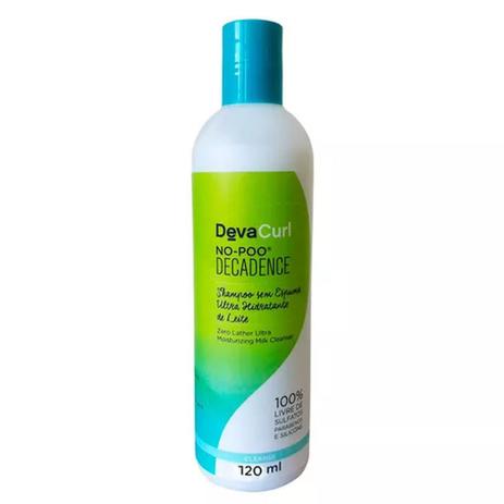 Shampoo sem Espuma Deva Curl No-Poo Decadence Hidratação Profunda - 120ml Menor preço em Shampoo sem Espuma Deva Curl No-Poo Decadence Hidratação Profunda - 120ml