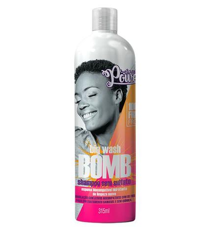 Shampoo Sem Sulfato Big Wash Bomb Soul Power 315ml Menor preço em Shampoo Sem Sulfato Big Wash Bomb Soul Power 315ml