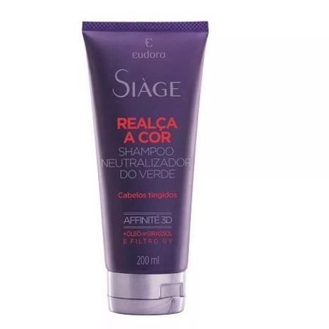 Shampoo Siàge Realça A Cor Neutralizador Do Verde - Eudora - Natura Menor preço em Shampoo Siàge Realça A Cor Neutralizador Do Verde - Eudora - Natura