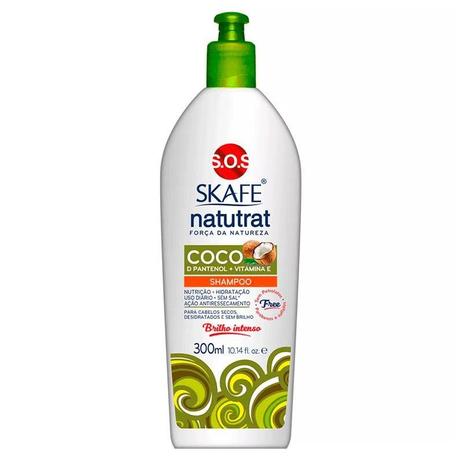 Shampoo Skafe Natutrat SOS Força Da Natureza Coco 300ml Menor preço em Shampoo Skafe Natutrat SOS Força Da Natureza Coco 300ml