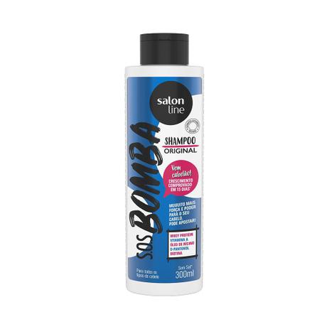 Shampoo SOS Bomba Original 300ml - Salon Line Menor preço em Shampoo SOS Bomba Original 300ml - Salon Line