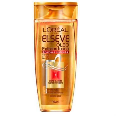 Shampoo uso diário elséve 200ml óleo extraordinário nutrição Menor preço em Shampoo uso diário elséve 200ml óleo extraordinário nutrição