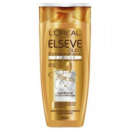Shampoo uso diário elséve 400ml óleo extraordinário cachos Menor preço em Shampoo uso diário elséve 400ml óleo extraordinário cachos