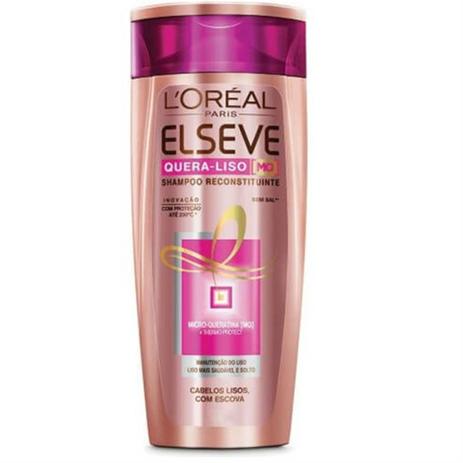 Shampoo uso diário elséve 400ml quera liso Menor preço em Shampoo uso diário elséve 400ml quera liso