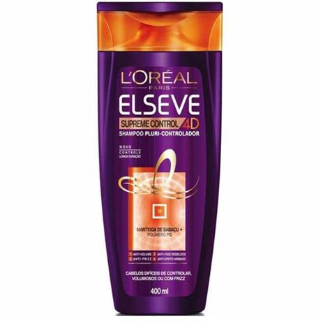 Shampoo uso diário elséve 400ml supreme control 4d Menor preço em Shampoo uso diário elséve 400ml supreme control 4d