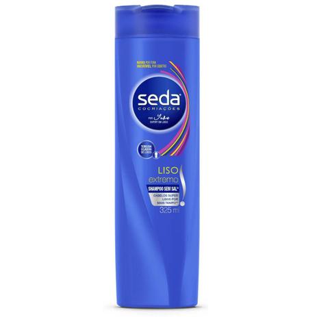 Shampoo uso diário seda 325ml liso extremo - Sem marca Menor preço em Shampoo uso diário seda 325ml liso extremo - Sem marca