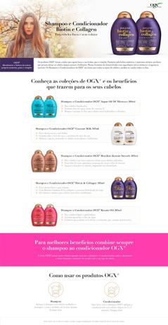 Shampoo Volumizador OGX Biotin Collagen 250mL - Johnson e johnson brasil Menor preço em Shampoo Volumizador OGX Biotin Collagen 250mL - Johnson e johnson brasil