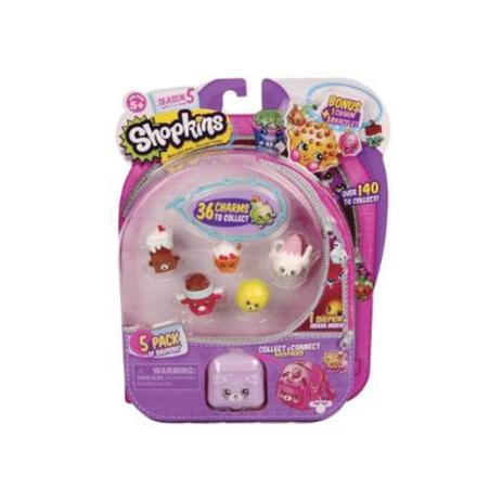 Shopkins Blister Kit 5 - Dtc Menor preço em Shopkins Blister Kit 5 - Dtc